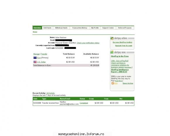 -=neobux=- payout :2$(in 50 secunde) plateste(dovada) - juliano - PAID TO CLICK - publicitate referrali