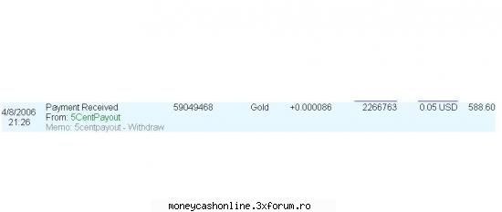 un program care m-a platit de 2 ori - dovada 5centpayout - PAID TO CLICK - publicitate referrali